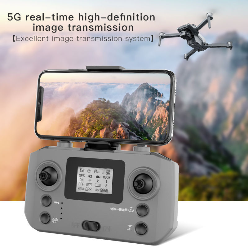 Thumbnail: L600 PRO / PRO MAX Drone 4K Profesional Dual Camera 3-axis Gimbal Brushless Obst