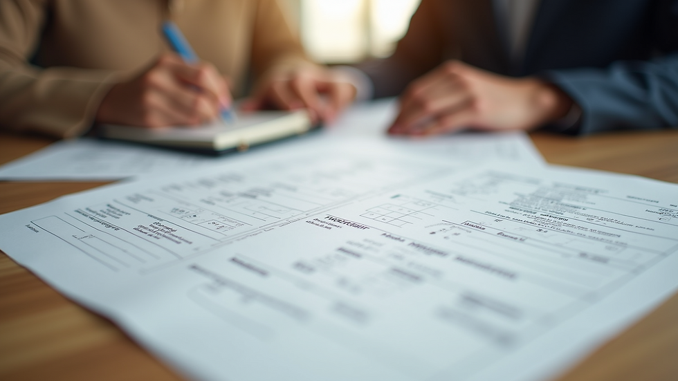 Close-up view of marriage registration documents