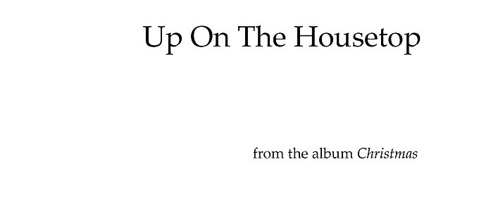 Up on the Housetop