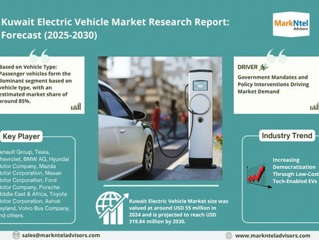 Kuwait Electric Vehicle Market Outlook 2030: Leading Companies & Share Insights