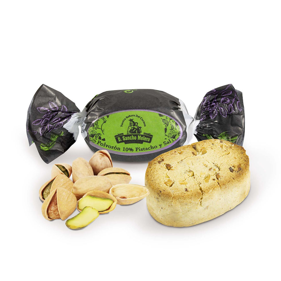 Miniatura: Polvorón 10% Pistacho.