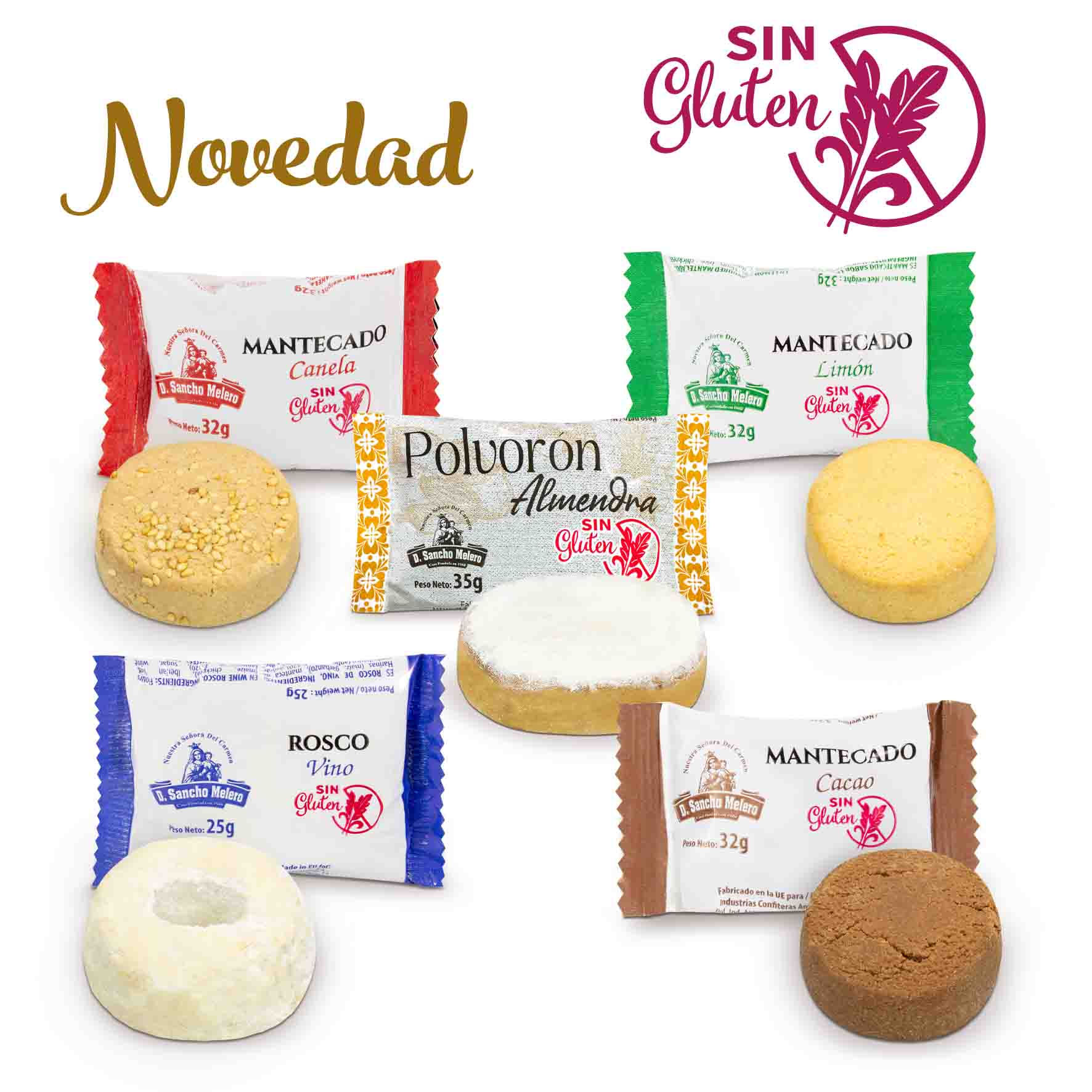 SURTIDO MANTECADOS, ROSCO Y POLVORÓN SIN GLUTEN 5Kg UNIDADES