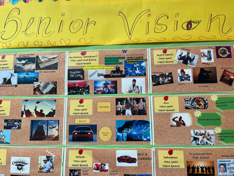 Senior vision boards