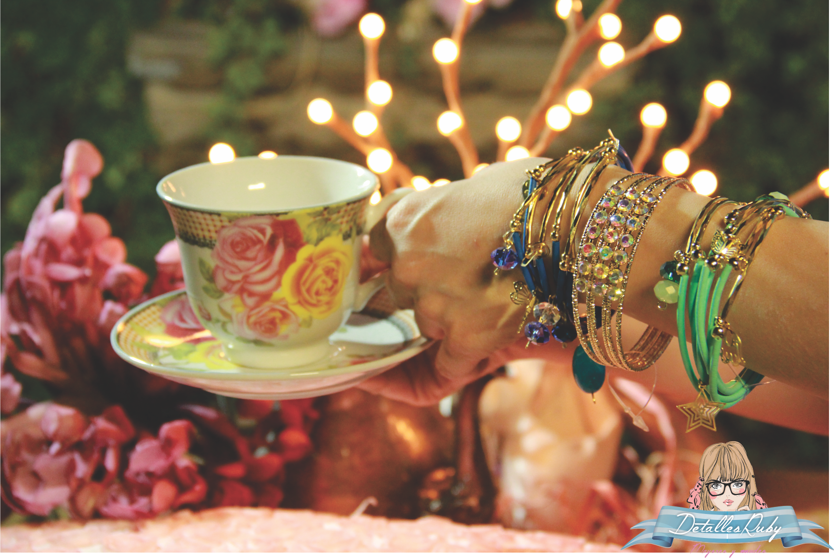 Semanario y pulsera glaseada