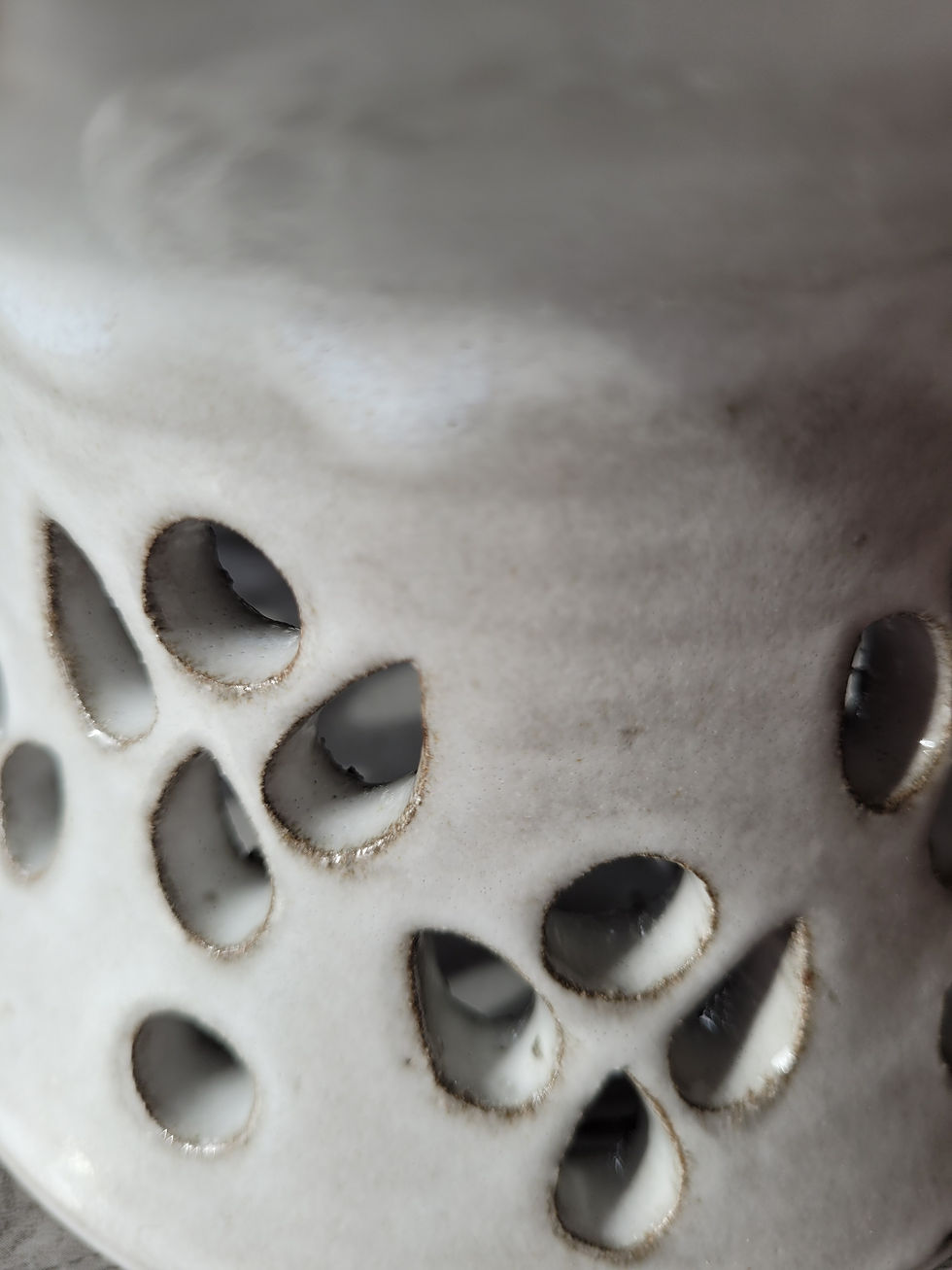 Thumbnail: #2231 - Pedestal Bowl Polka Dot