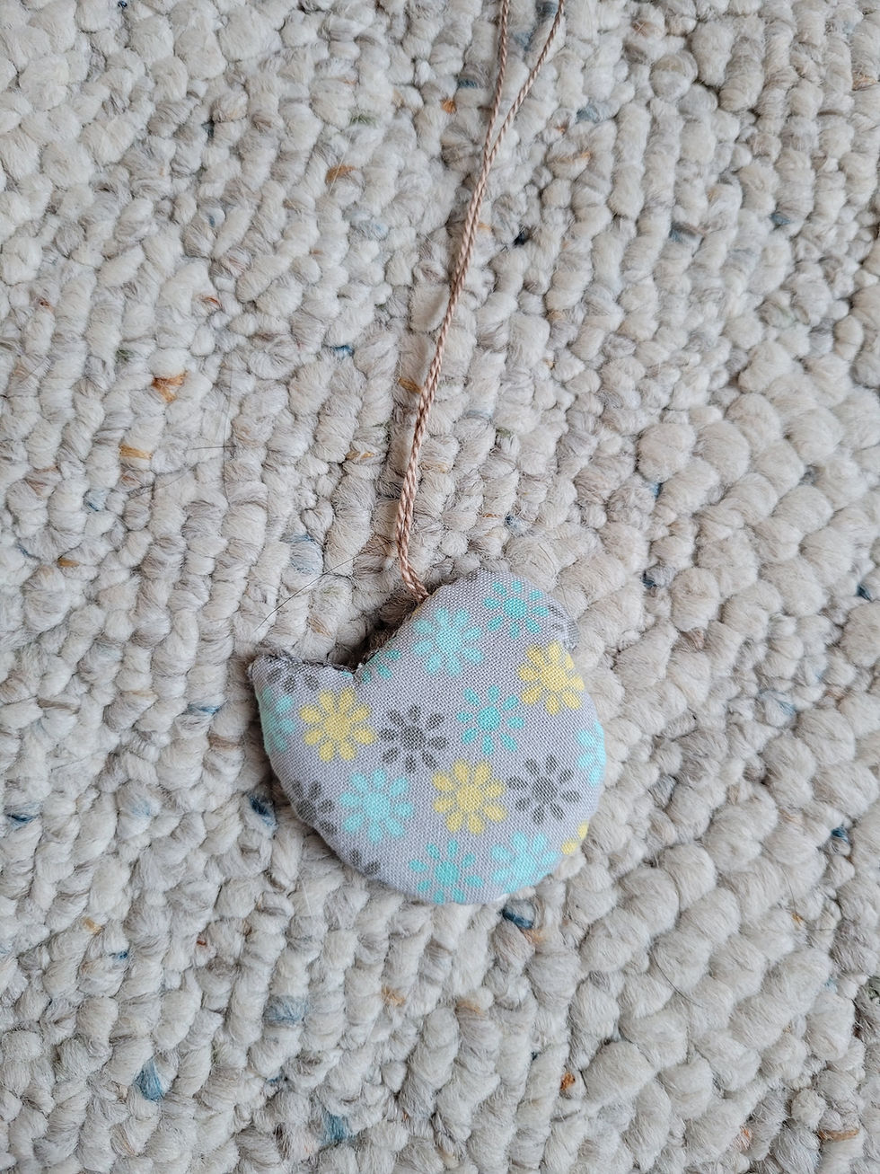 Thumbnail: Orn37 - Crocheted Bird Ornament Grey