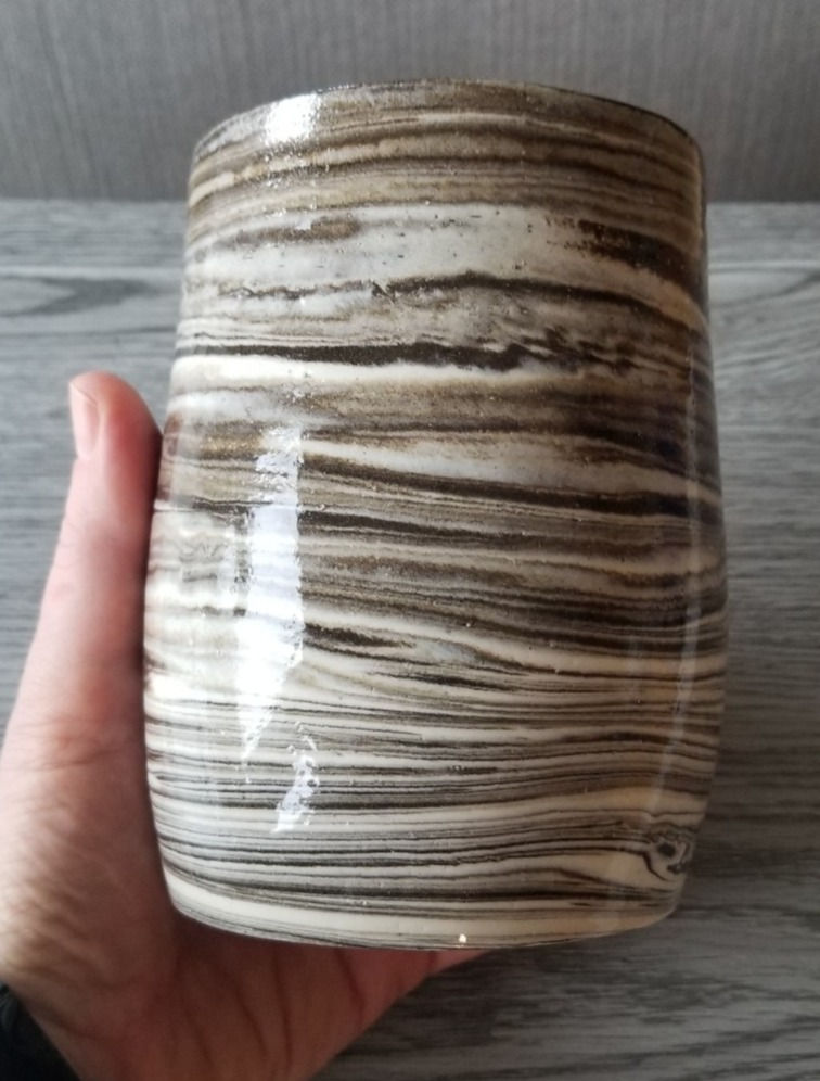 Thumbnail: #P111 - Chocolate Swirl Vessel