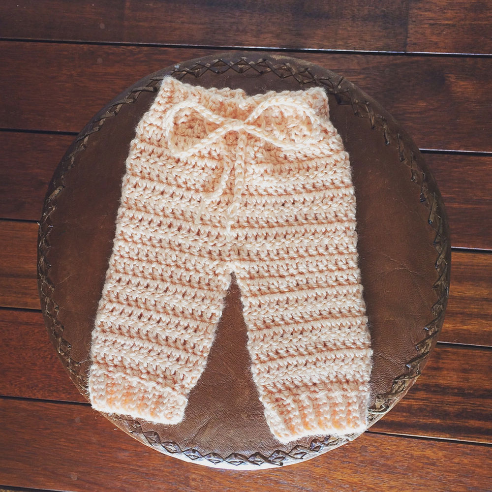 Newborn Crochet Pants
