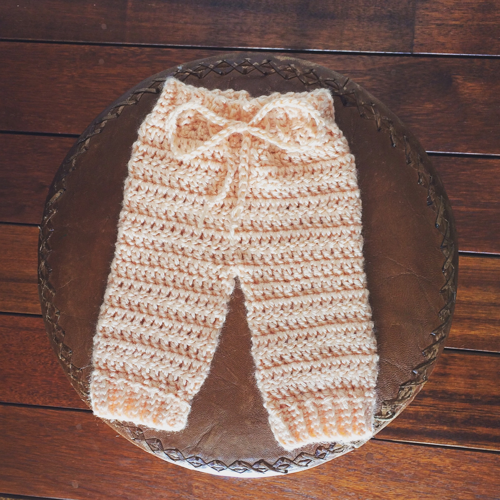 crochet baby pants
