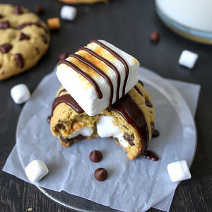 Smores Stuffed Cookie