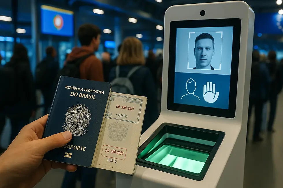 Biometria obrigatória na entrada da Europa: como vai funcionar o EES em 2025
