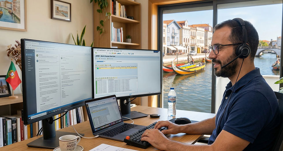 Empresa abre vaga para consultor SAP Basis com trabalho 100% remoto em Portugal