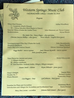 WSMC Oct. 10, 2018 Program