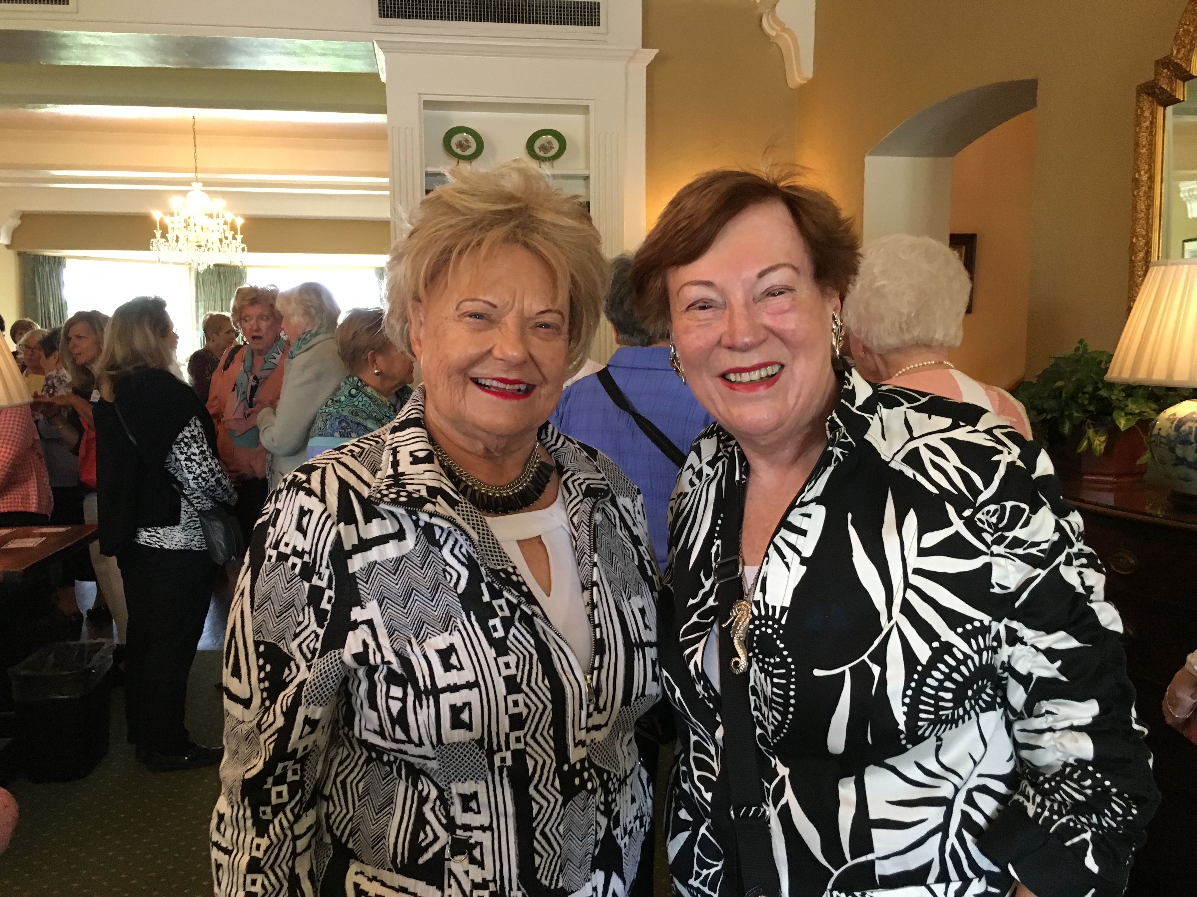 Christine S. and Jeanne K., May Luncheon 2018