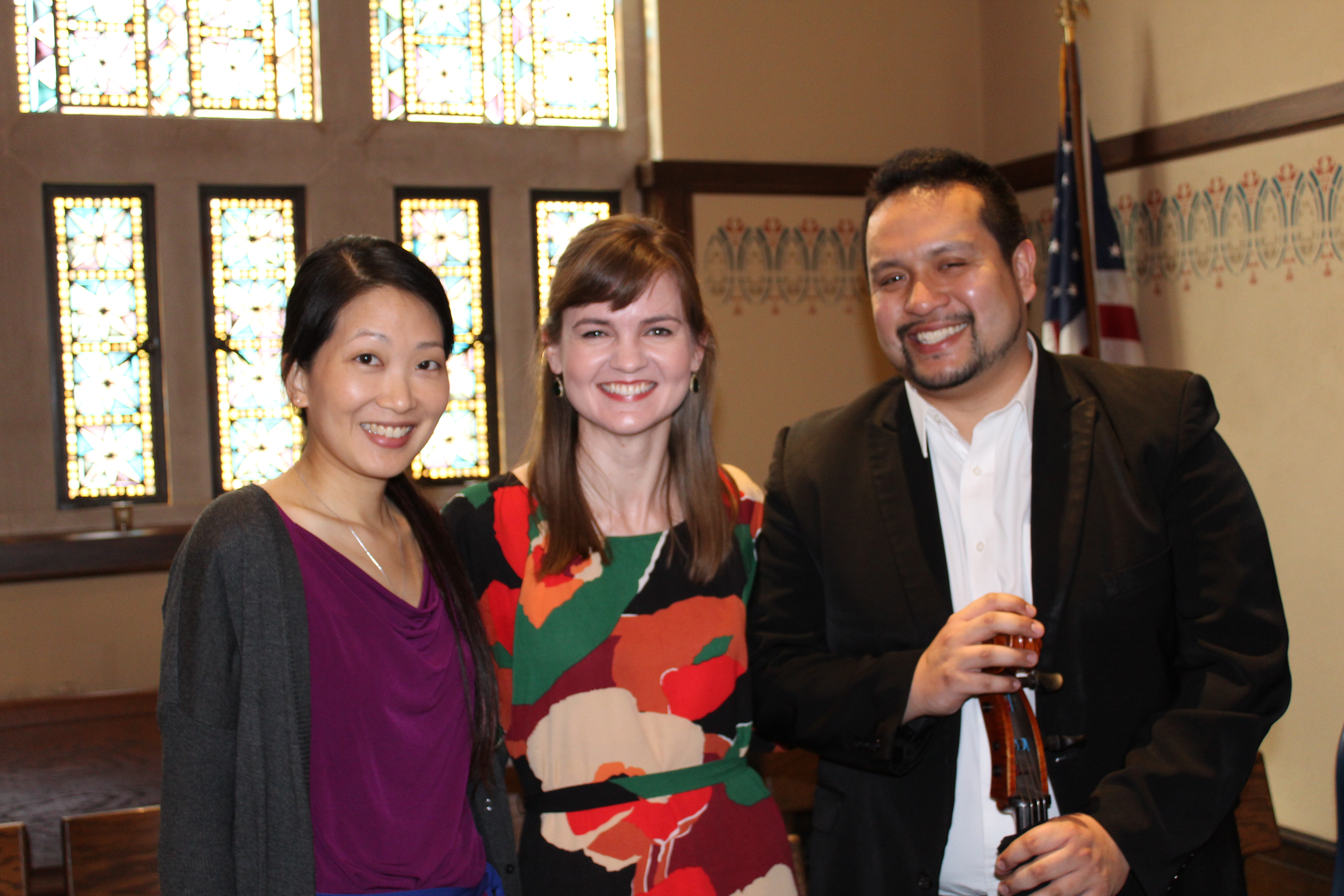 Louise Chan, Kate Carter, Victor Sotelo, April 2017