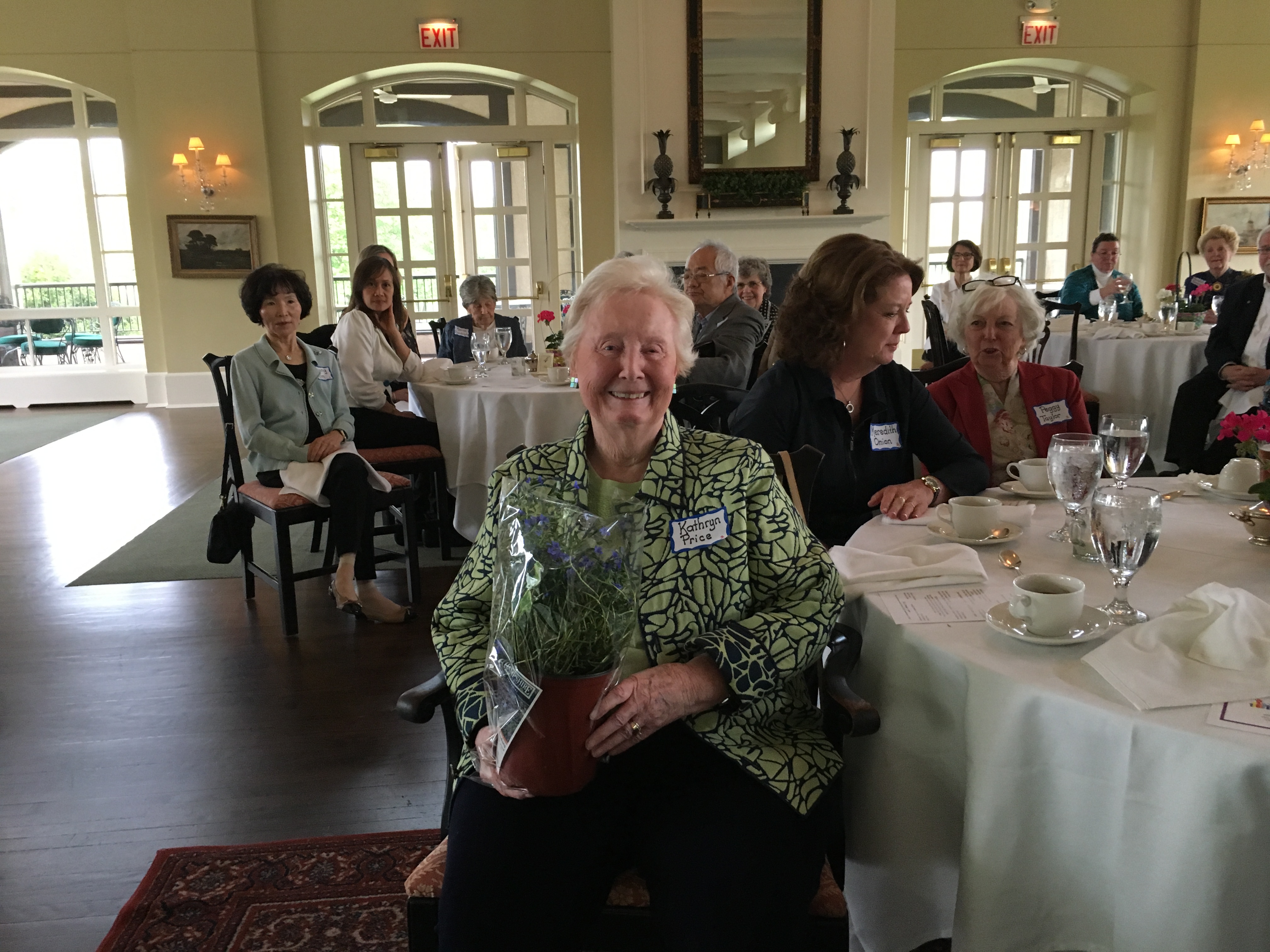 Kathryn Price & Peggy Taylor, Spring Luncheon 2017 IMG_1586