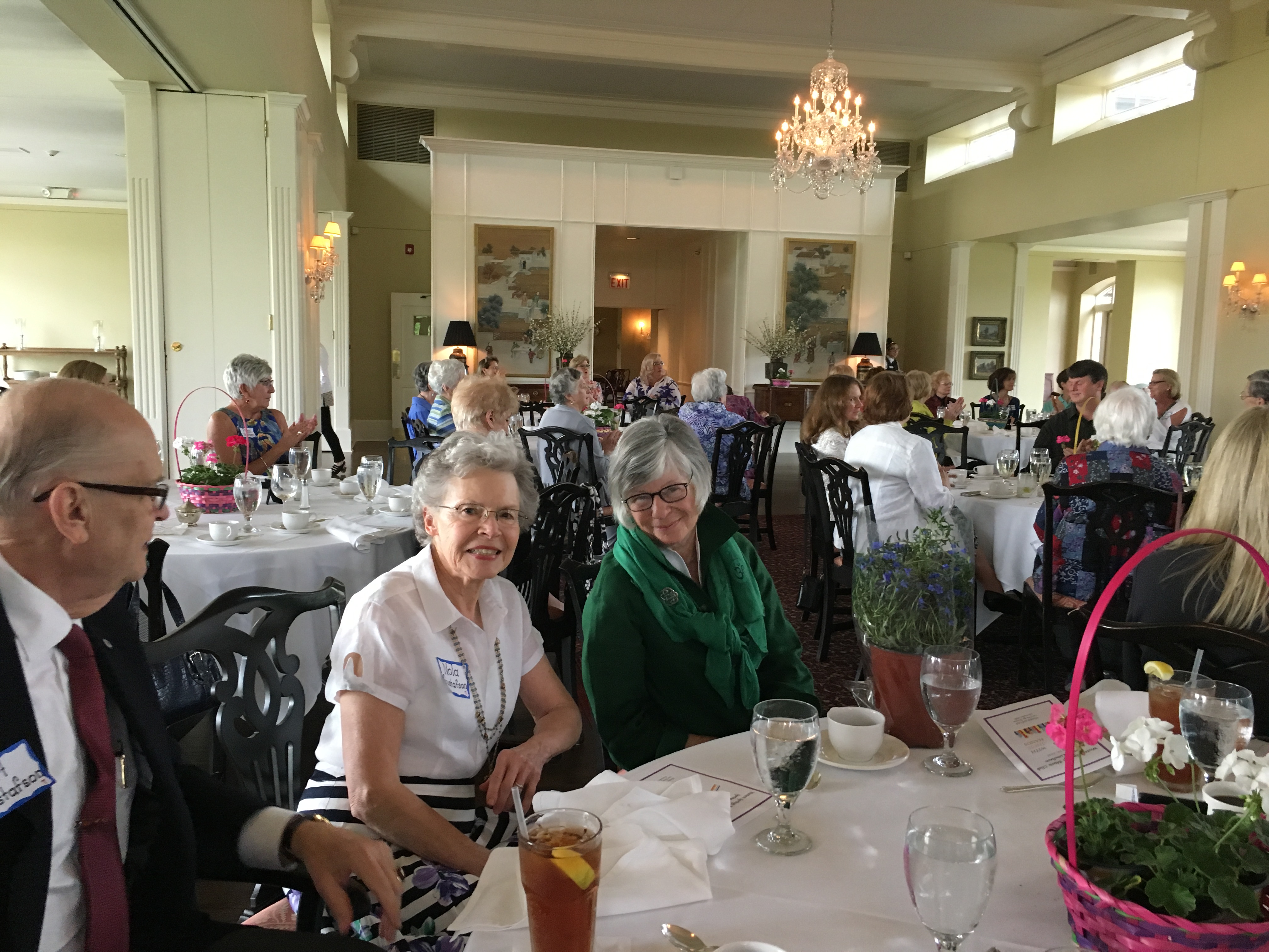 Nola Gustafson & Kathi Best, Spring Luncheon 2017 IMG_1581
