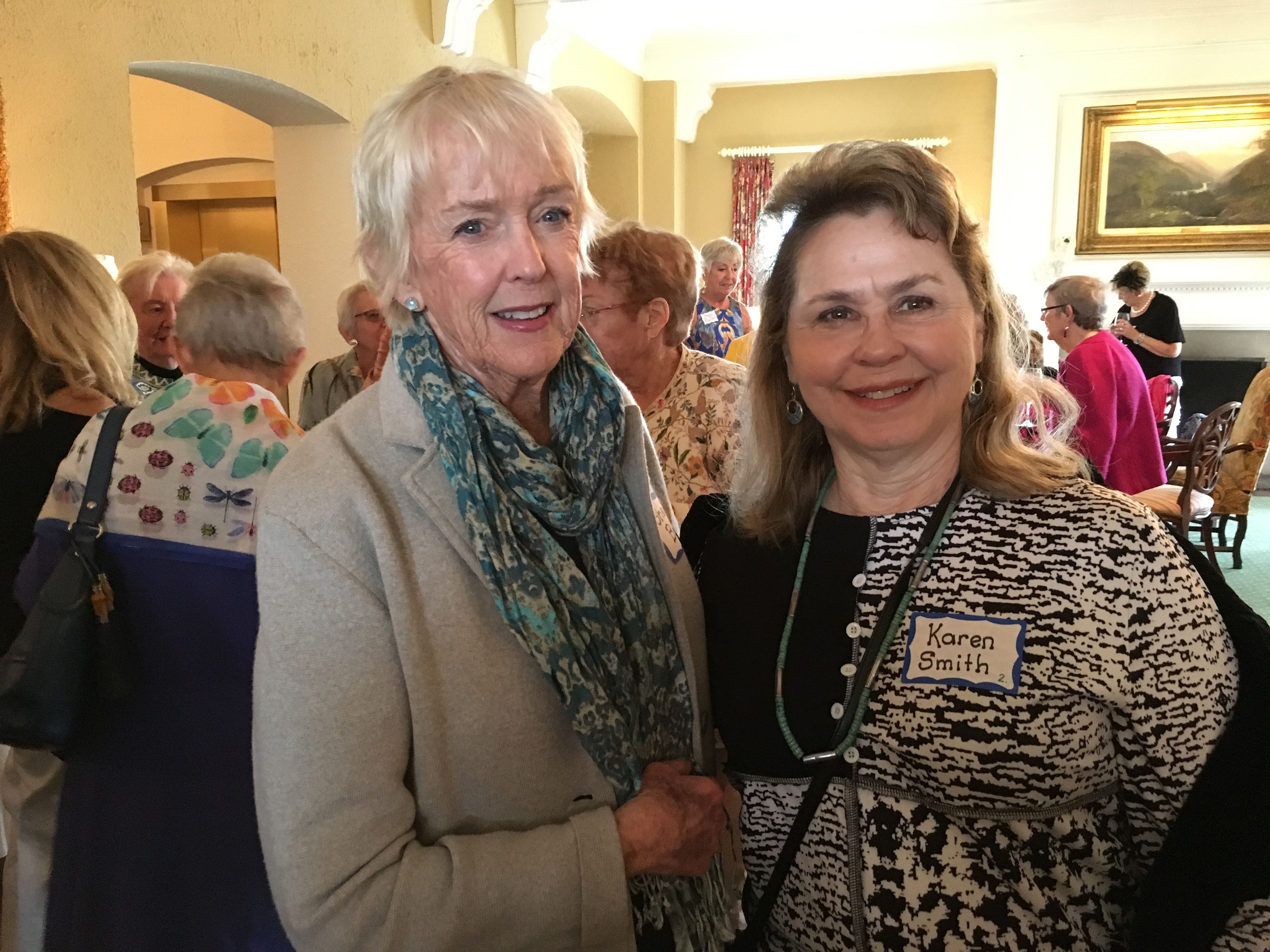Karen Smith and friend, May Luncheon 2018