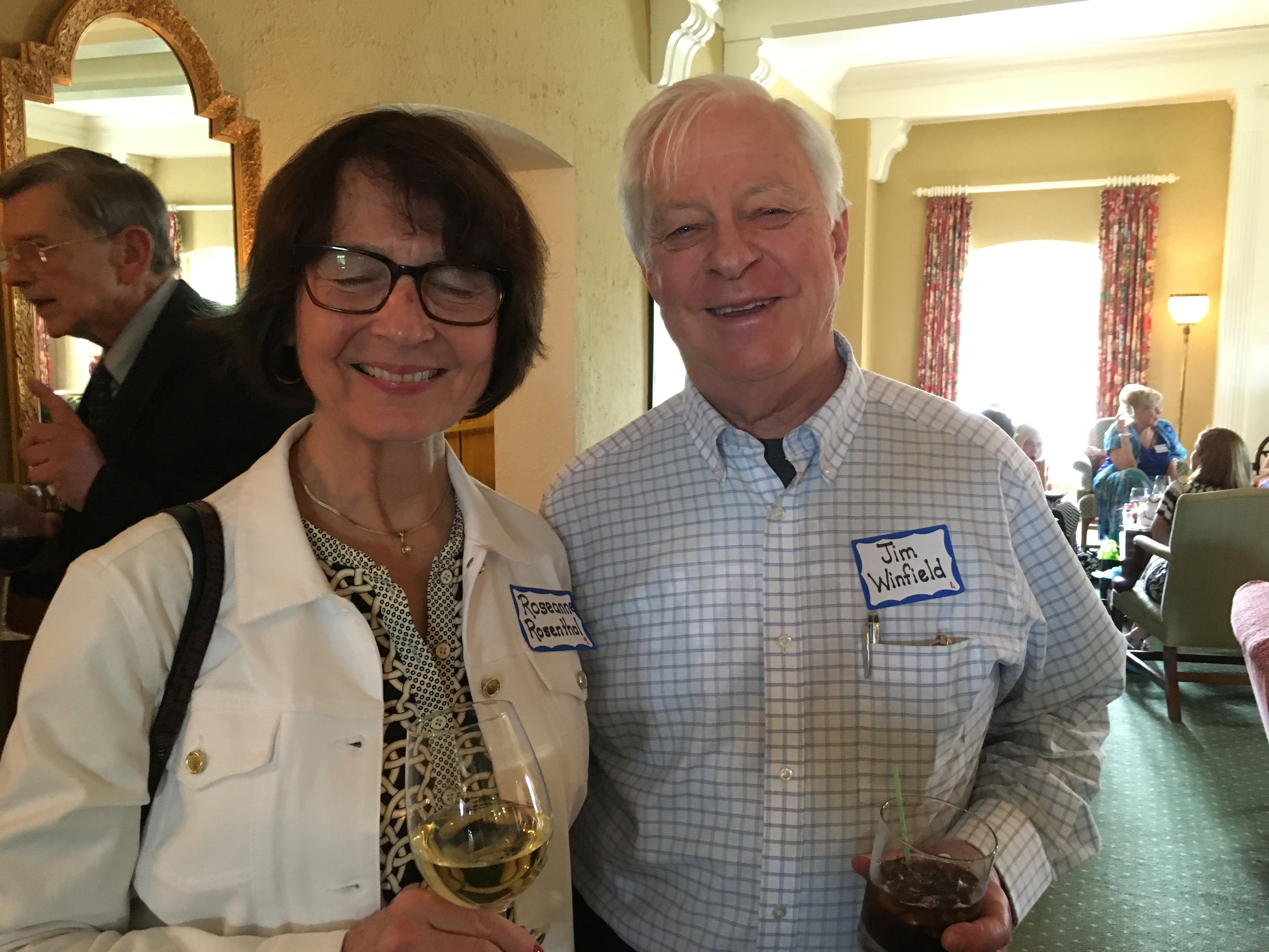 Roseanne Rosenthal & Jim Winfield, Spring Luncheon 2017 IMG_1563