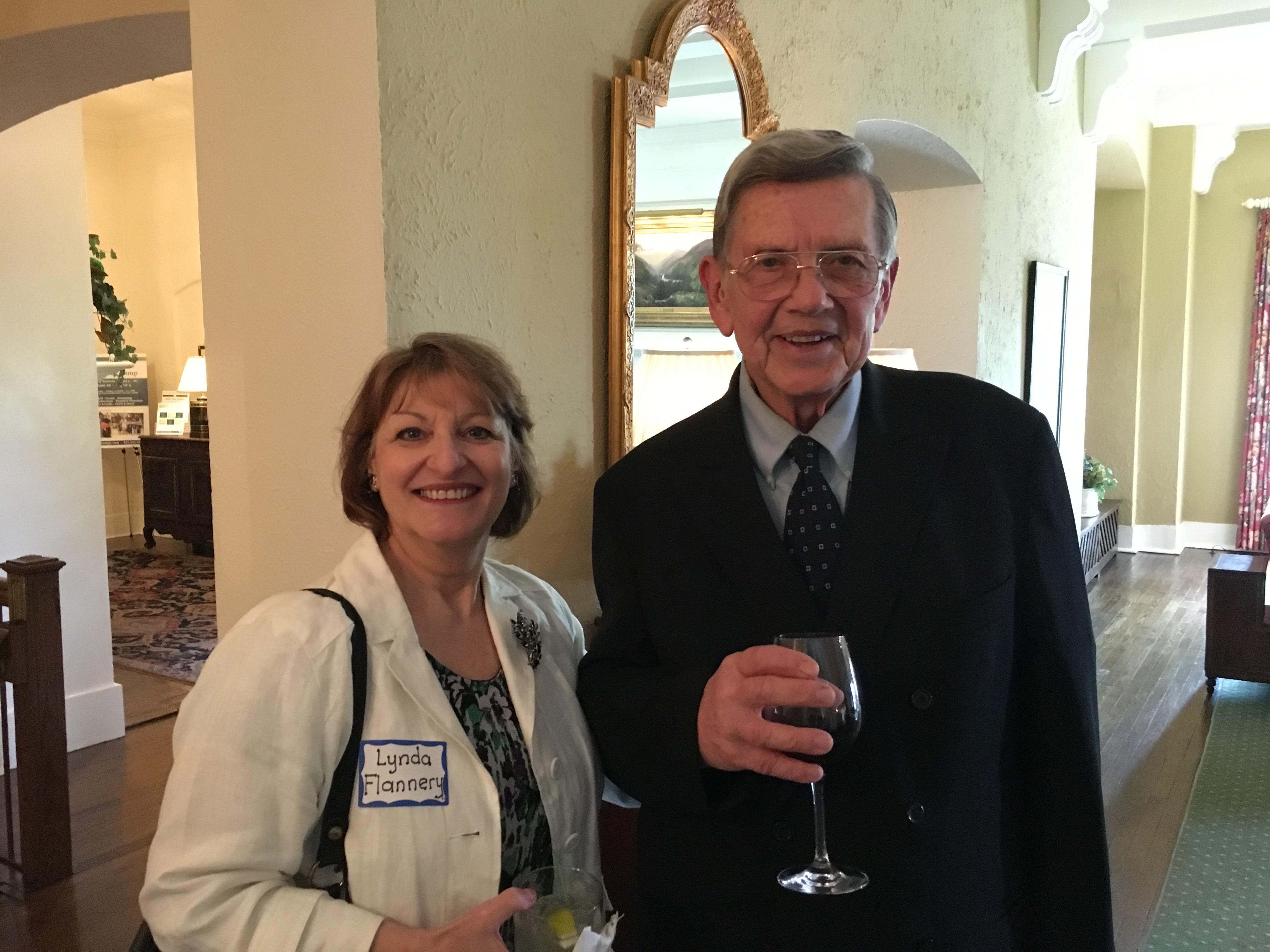 Lynda Flannery and Don Veverka, Spring Luncheon 2017 IMG_1564
