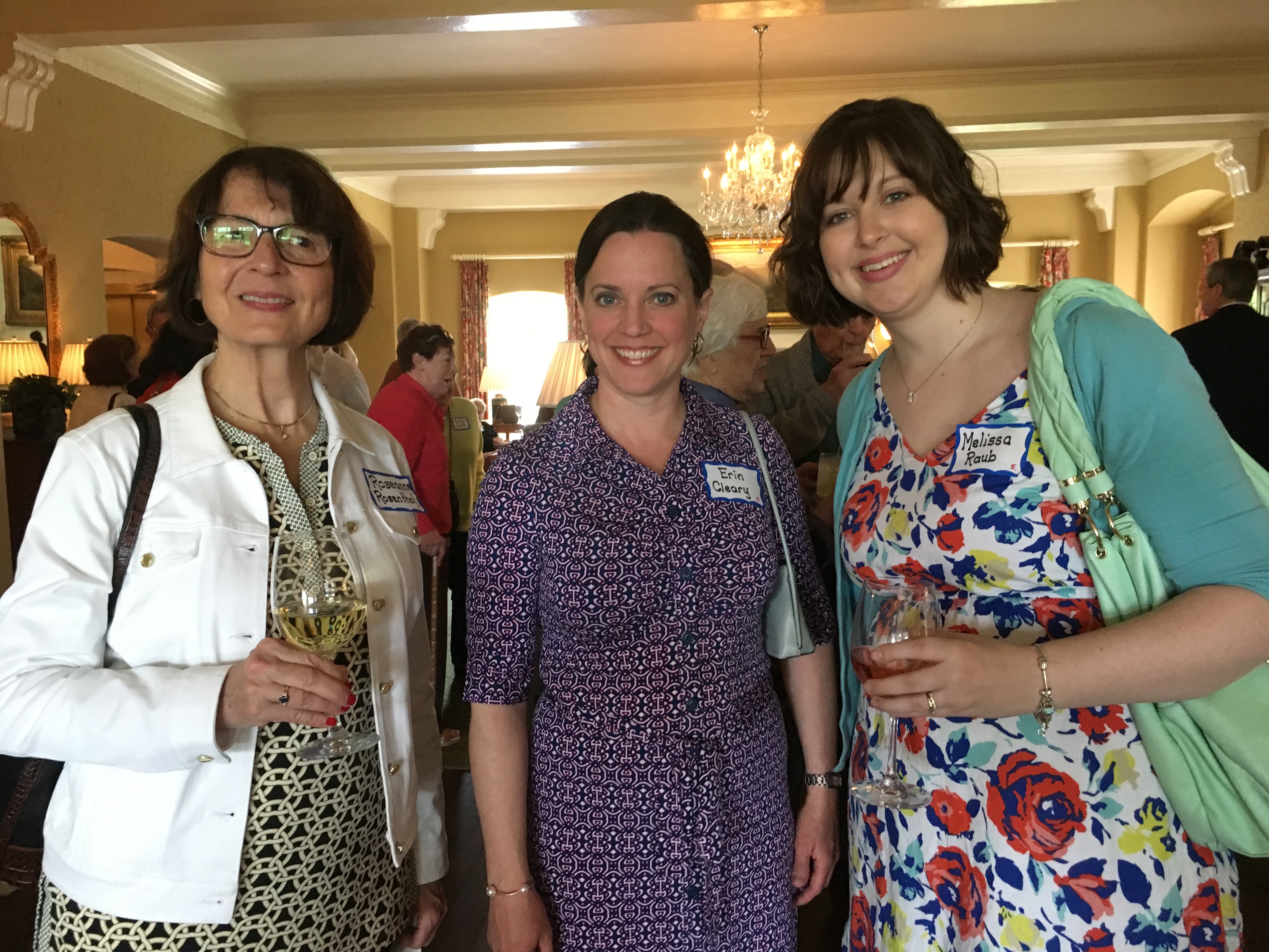 Roseanne Rosenthal, Erin Cleary & Melissa Raub, Spring Luncheon 2017 IMG_1554