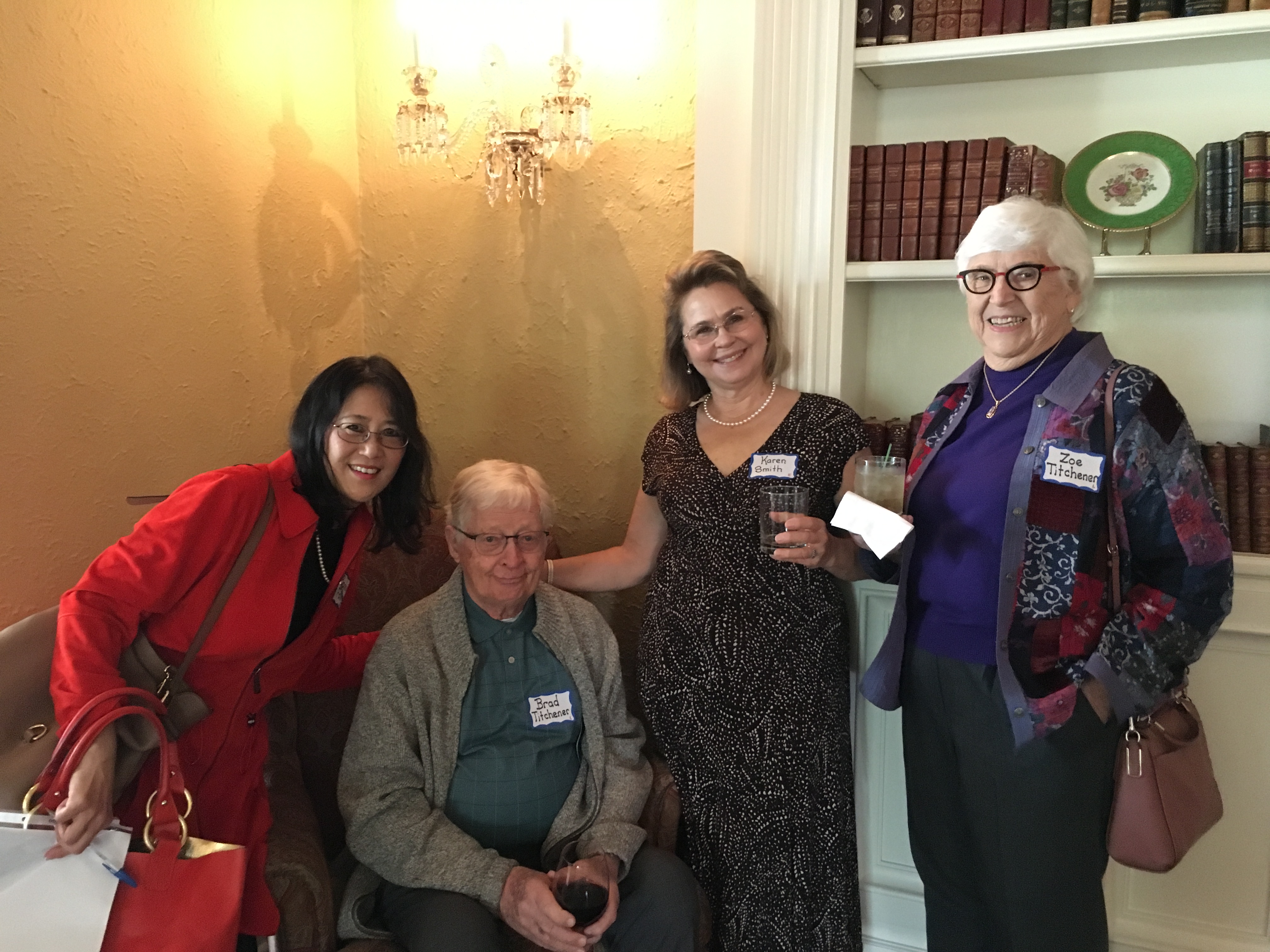 Sophia Foley, Brad Titchener, Karen Smith & Zoe Titchener, Spring Luncheon 2017 IMG_1565