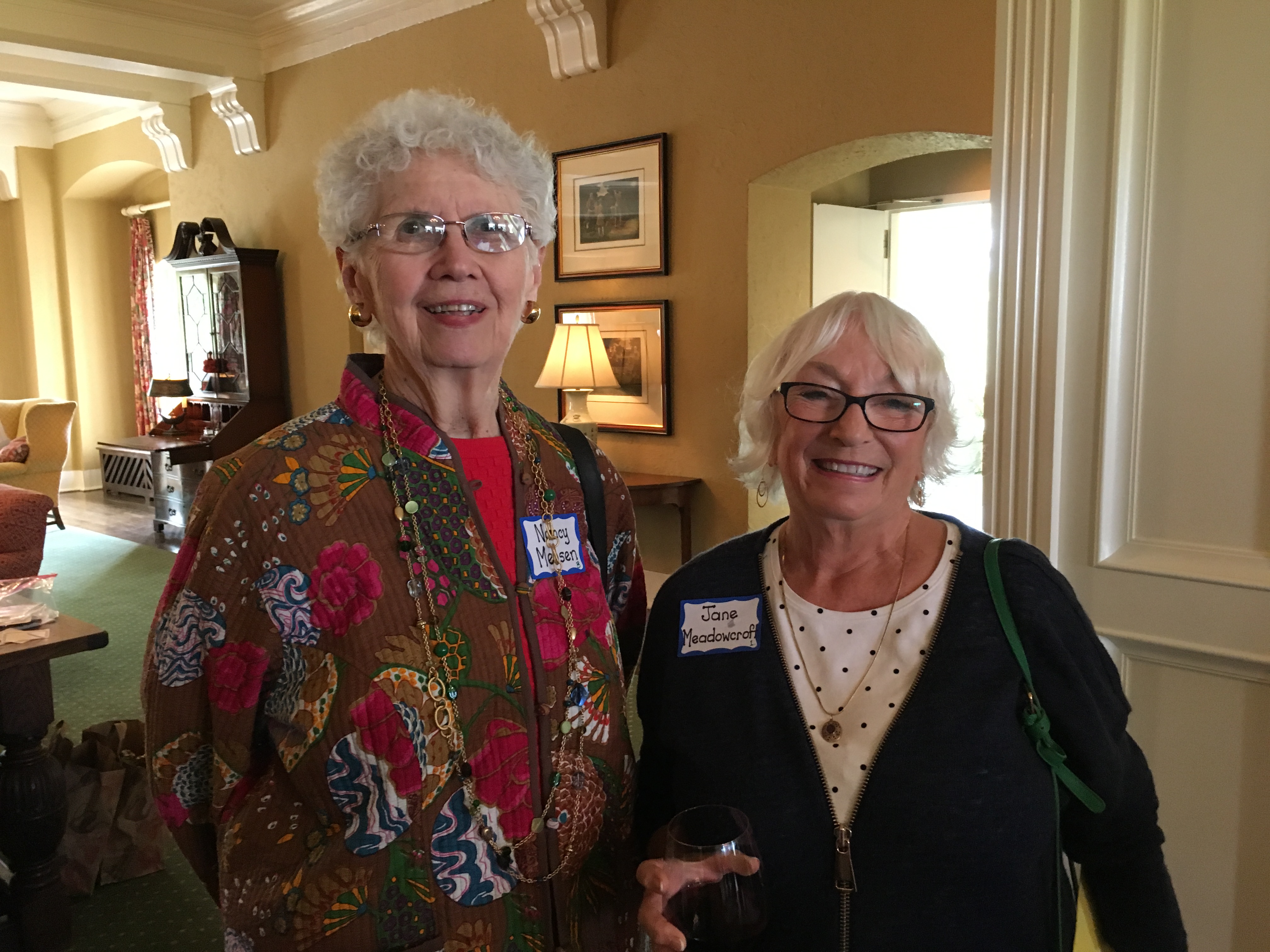 Jane Meadowcroft and friend, May Luncheon 2018