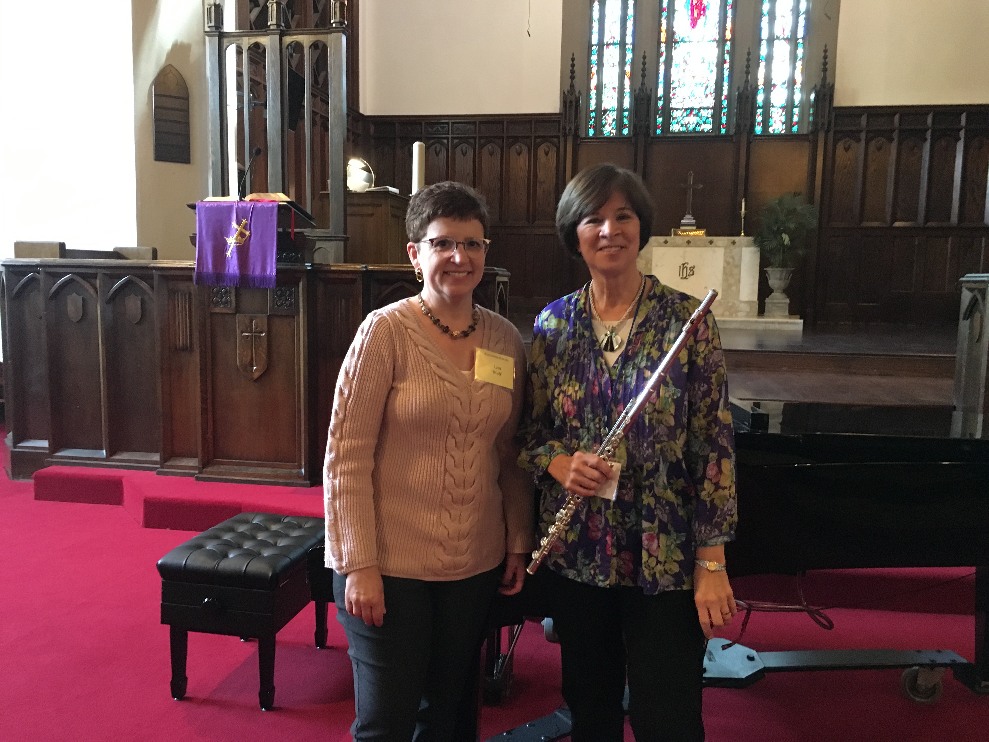 Karin Ursin with Lisa Wolf, March 14, 2018