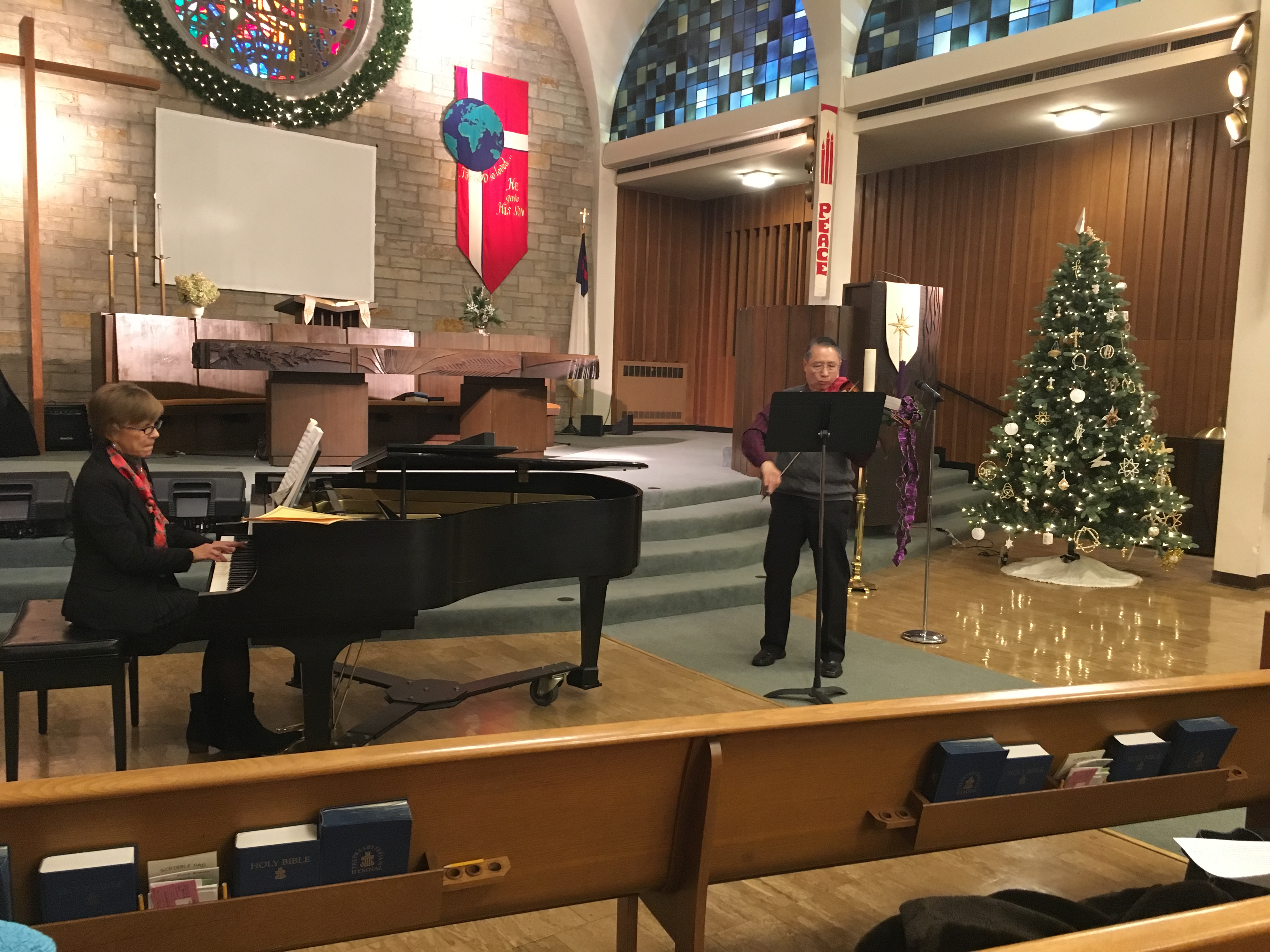 Nancy Hagen with Robert Hariman, Dec. 13, 2017