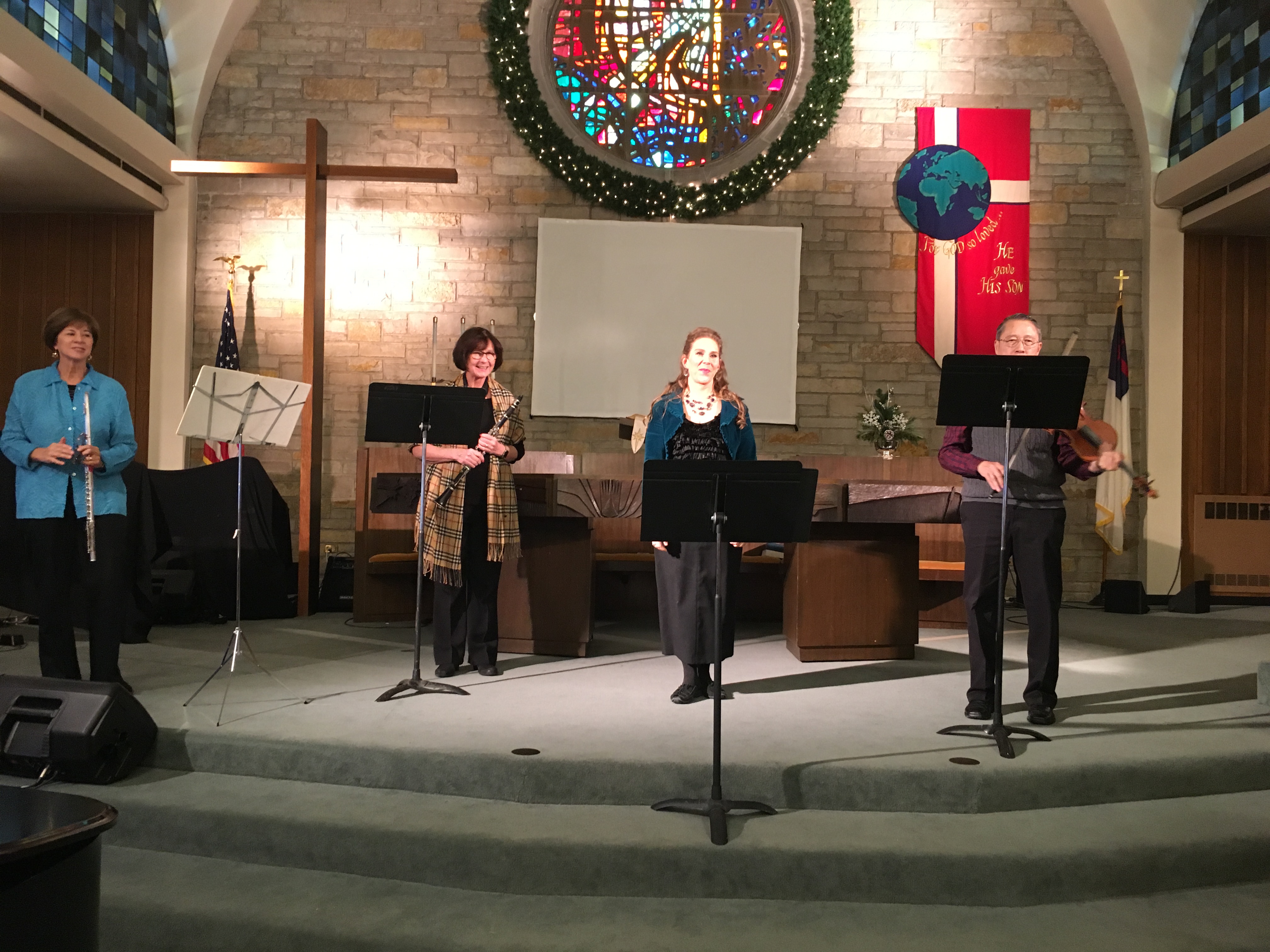 Karin Ursin, Roseanne Rosenthal, Celeste Martino, Robert Hariman (2), Dec. 13, 2017