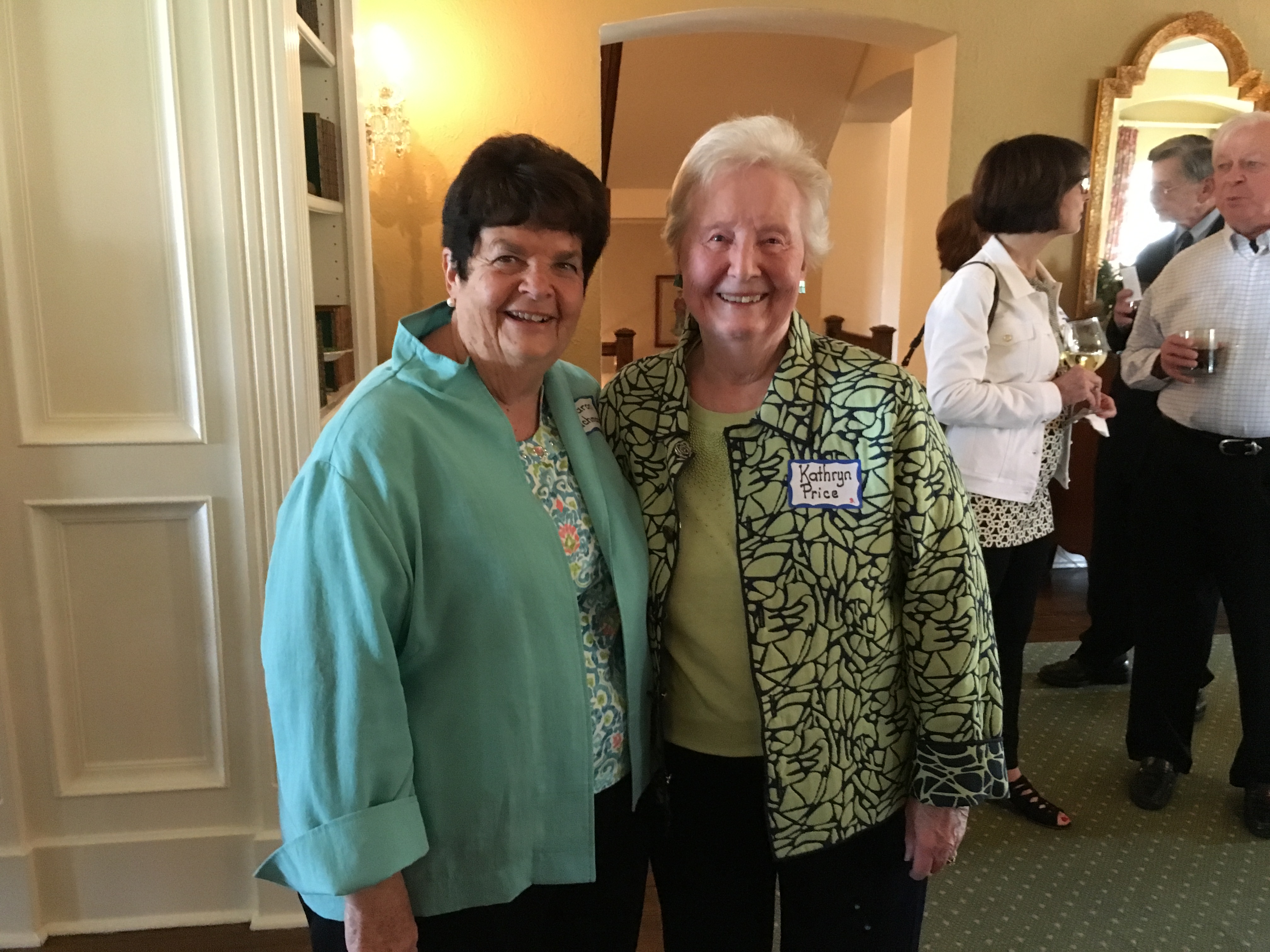 Sharon Bachmann & Kathryn Price, Spring Luncheon 2017 IMG_1562
