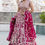 Thumbnail: Buy Pink Colored Embroidery Satin Lehenga For Indian Bridal