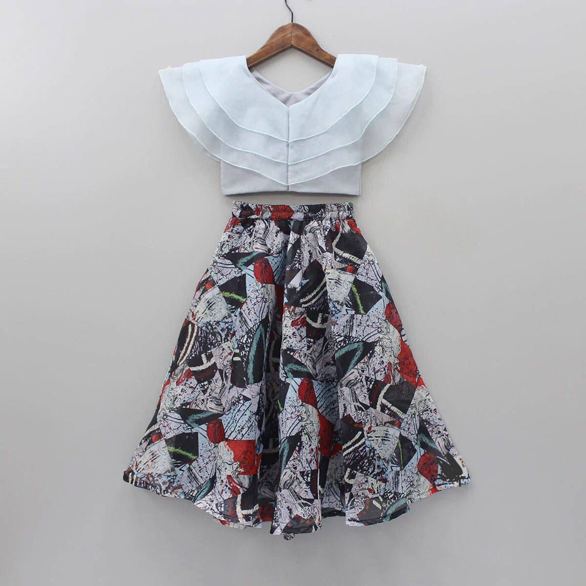 Buy Designer Kids Wear Crop top For Girl