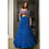Thumbnail: Alluring Blue Colour Jacket Style lehenga choli