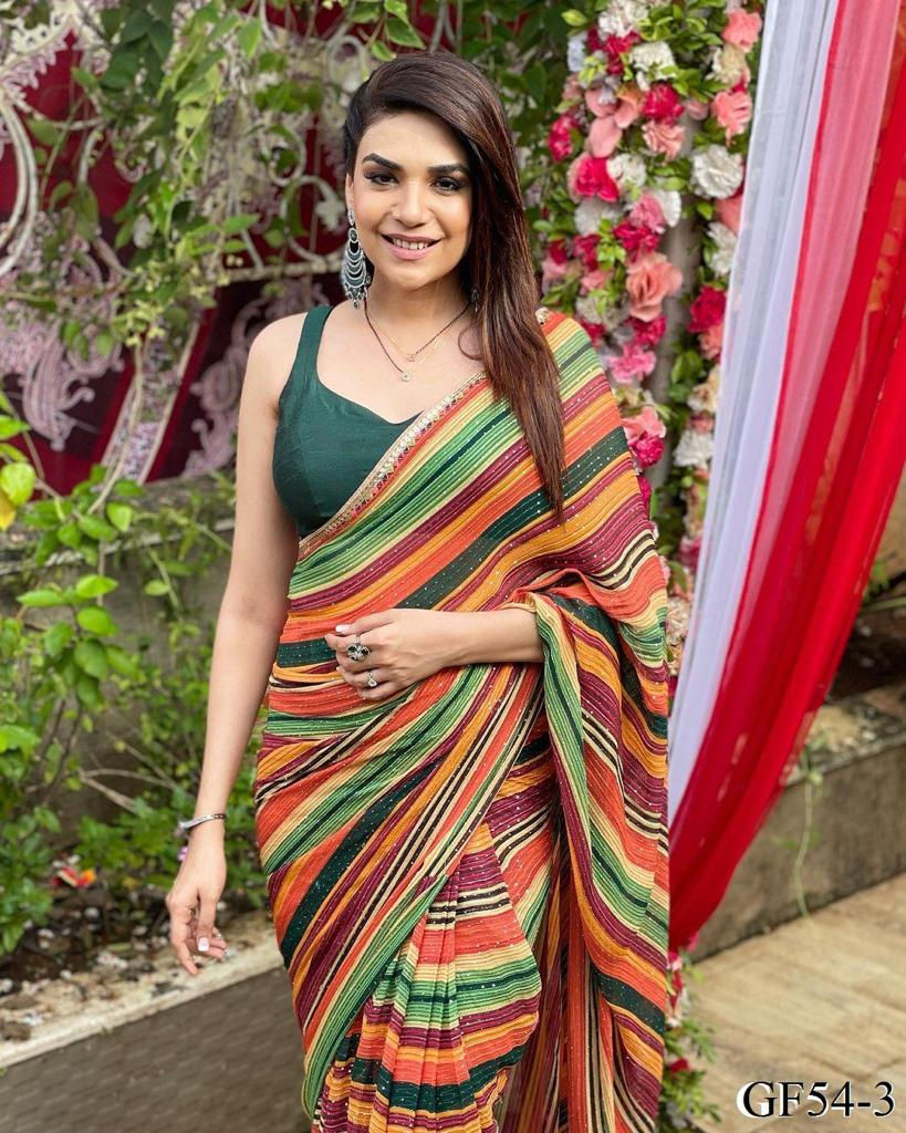 Latest Bollywood Style Georgette Saree