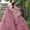Thumbnail: Buy Ruffle Style Peach Color Mother Daughter Gown Combo