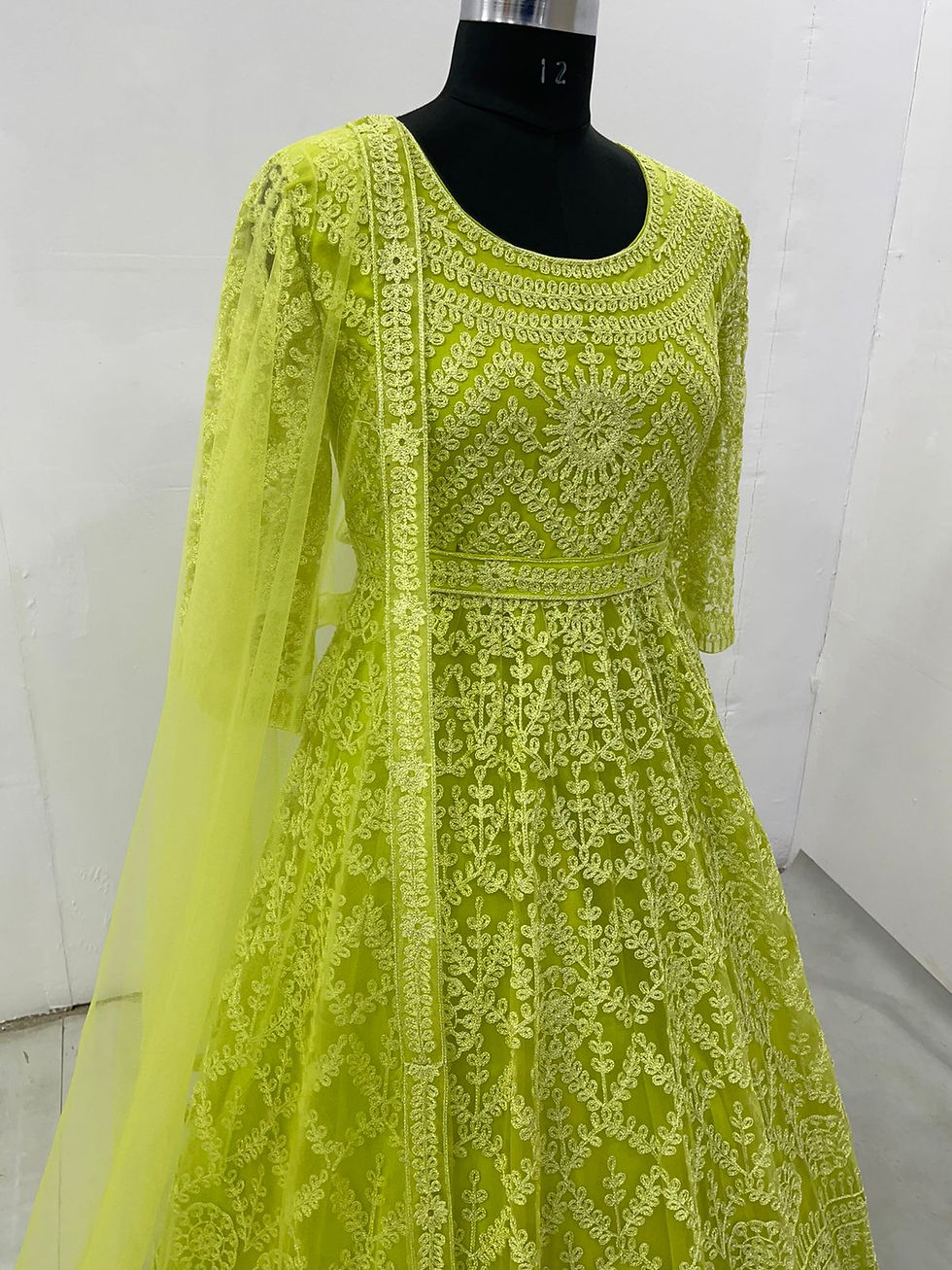 Thumbnail: Latest Designer Butterfly pattern gown