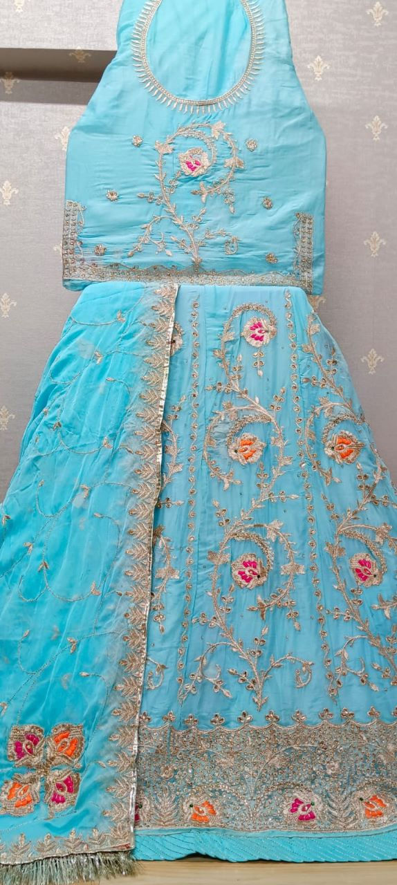 Buy Trending Jal work Humrahi poshak for wedding wear