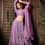 Thumbnail: Latest Bollywood Style Purple Lehenga choli