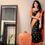 Thumbnail: Black Colour Banarasi silk Saree With golden belt