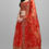 Thumbnail: Buy Stunning Red Colored Organza Floral Party Wear Lehenga Choli
