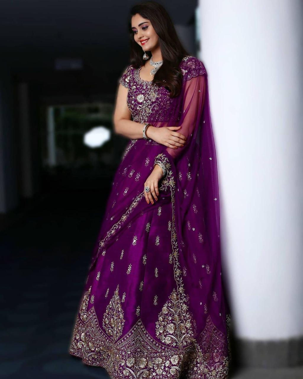 Gorgeous Wine colour Designer Lehenga choli
