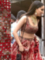 Shraddha kapoor wear red floral lehenga choli