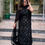 Thumbnail: Buy Trendy Look Black Colored Georgette Sharara Suit Set