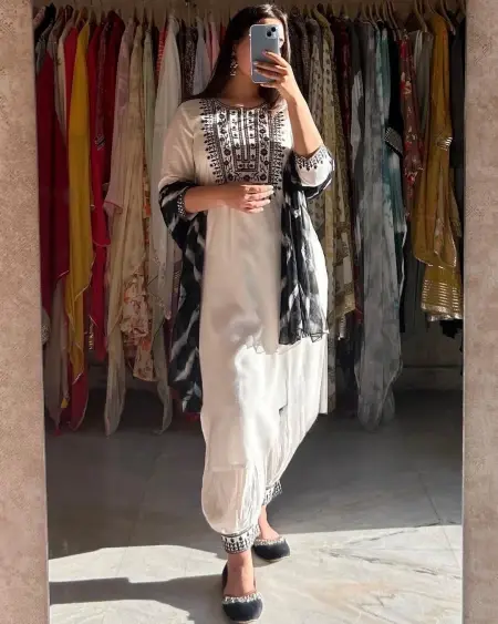 Buy Lovely Sequence Work White Color Punjabi Patiala Suit