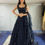 Thumbnail: Buy Stylish Navy Blue Colored Heavy Embroidery Work Lehenga Choli
