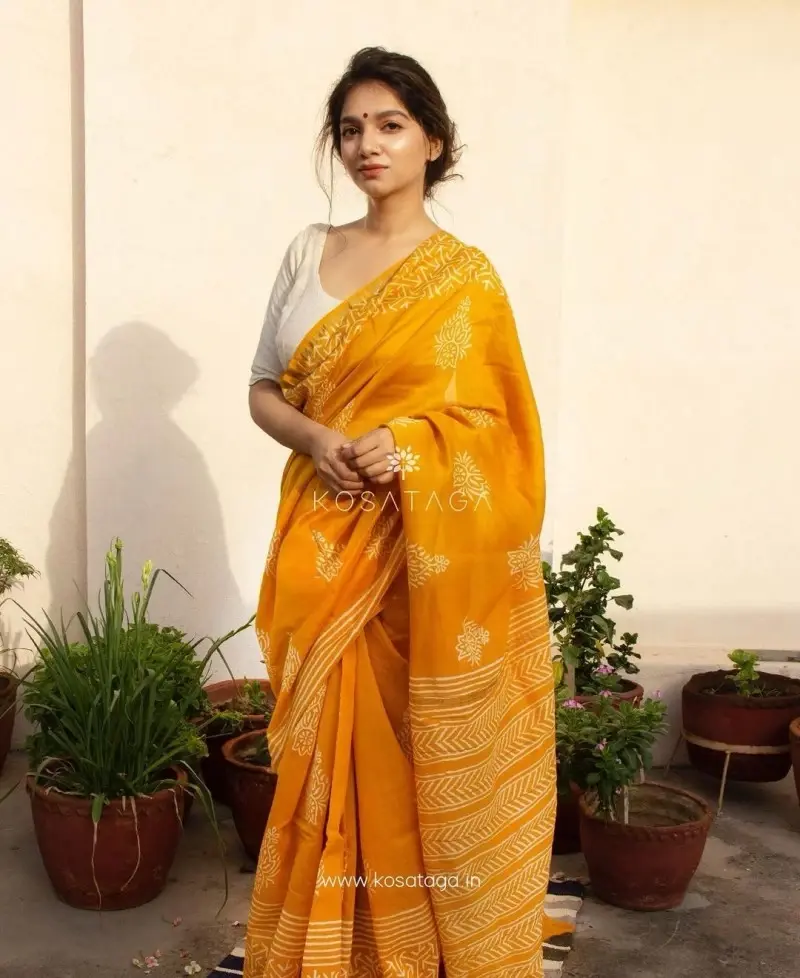 Buy Haldi Ceremony Wear Banarasi Silk Yellow Color Beautiful Saree
