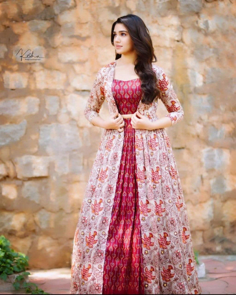 Buy Party Wear Maroon Colored Printed Crop Top For Girls