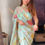 Thumbnail: Designer Flower print georgette Saree