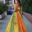 Thumbnail: Buy Full Heavy Embroidery Sequence And Digital Print Work Lehenga Choli